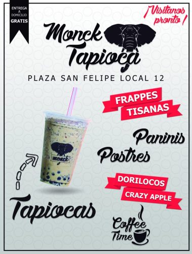 Flyer promocional Monck